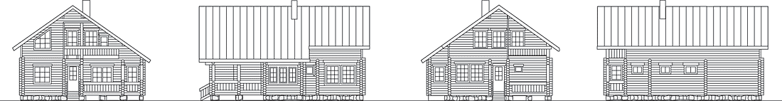 Посмотреть во весь экран фасад проекта:Дом с террасами